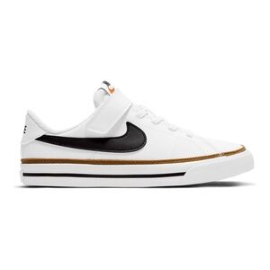 Nike Court Legacy Kids White and Black Sneakers Size 9.5